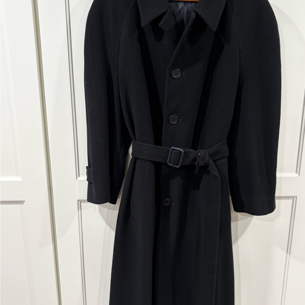 Vintage Giorgio Armani 100% Virgin Wool Overcoat - Picture 3 of 8